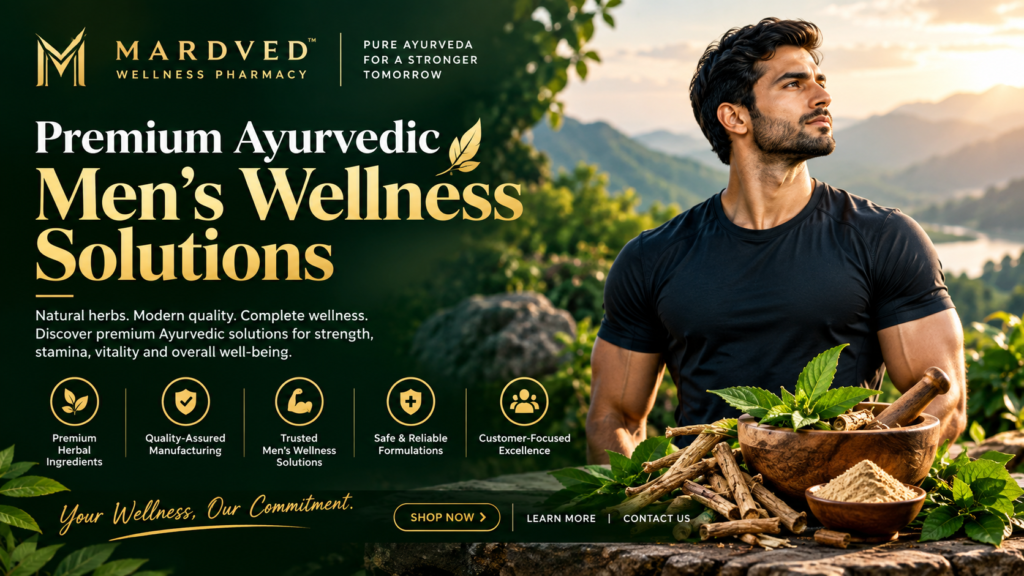 Ayurvedic men’s wellness
Natural men’s wellness
Men’s wellness solutions
Herbal wellness for men