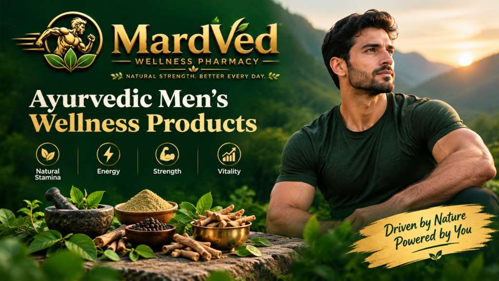 Ayurvedic men’s wellness products in India