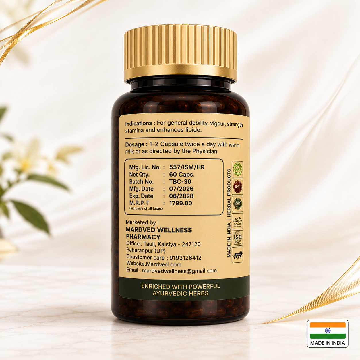 Mard-Fuel Gold – Testo Booster Capsule - Image 3